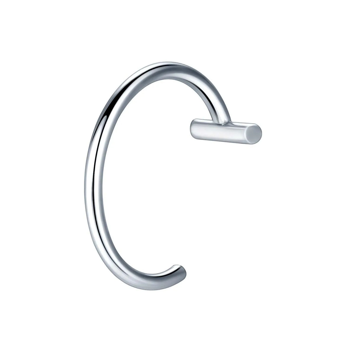 1Pc Stainless Steel Fake Nose Rings Hoops, Septum Rings C Clip Lip Ring Fake Nose Piercing Non-Pierced Body Jewelry for Women Pi-Mart