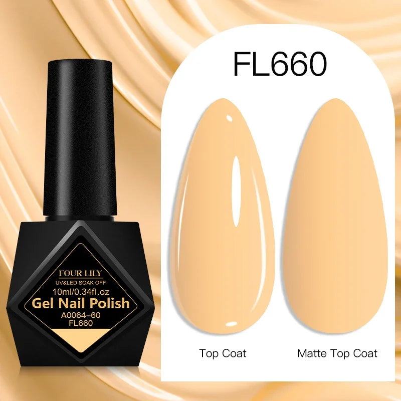 10ml Gel Nail Polish 162 Colors Nail Supplies Vernis Semi Permanent Nail Art Manicure Soak Off LED UV Gel Nail Varnishes Summer Tri Light Beauty