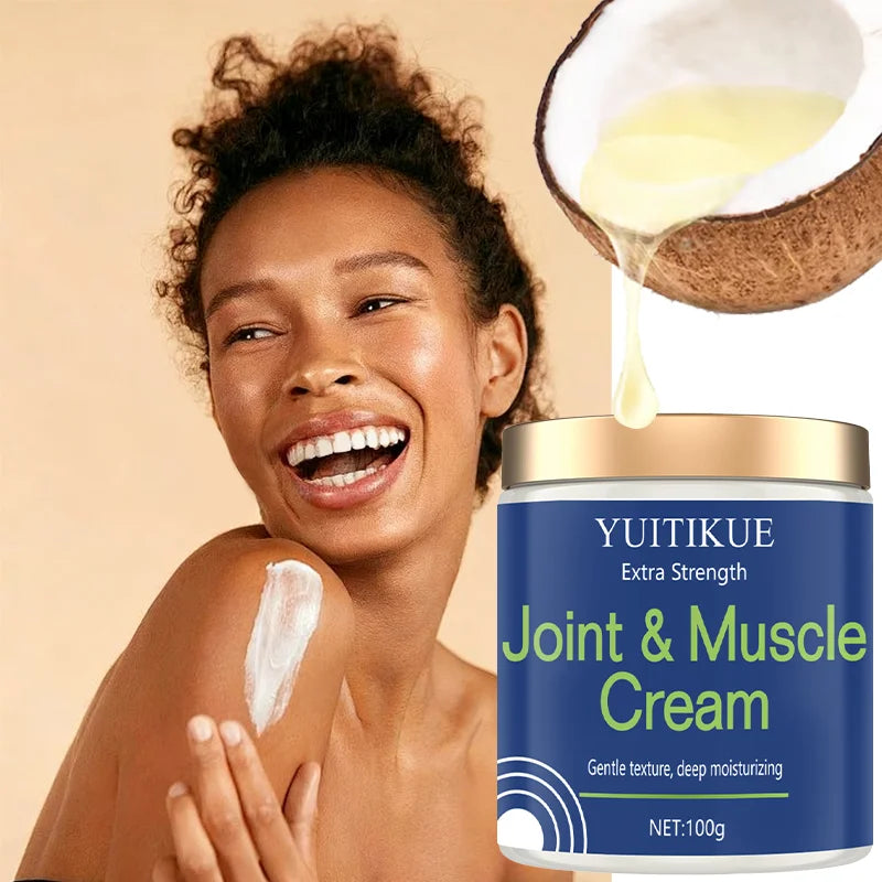 Extra Strength Joint & Muscle Cream 100g - Deep Moisturizing Formula, Gentle Texture for Neck, Shoulders, Knees & Elbows Pi-Mart