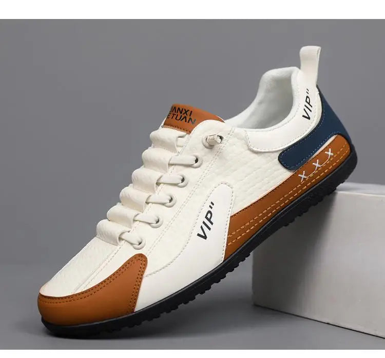 Mens 2026 Trendy Lightweight Loafers Soft Sole Breathable Slip On Casual Driving Shoes Comfortable Flat Simple Style Pi-Mart