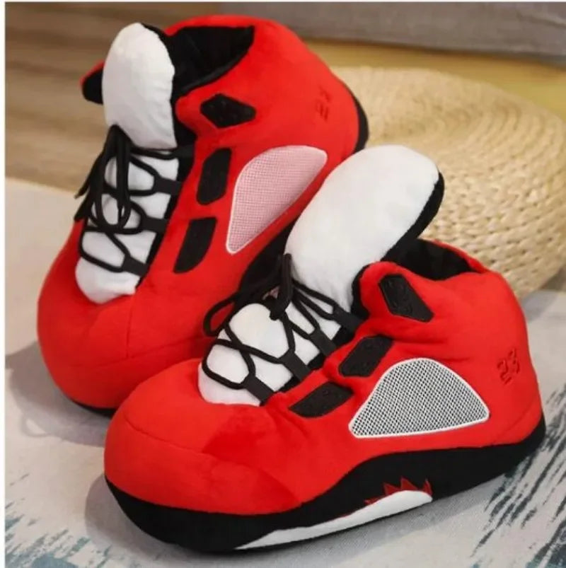 Winter Cotton Plush Shoes Women Warm Cute Indoor Home Slides Unisex One Size Sneakers Man Fashion Soft Floor Slippers  36-45 Pi-Mart