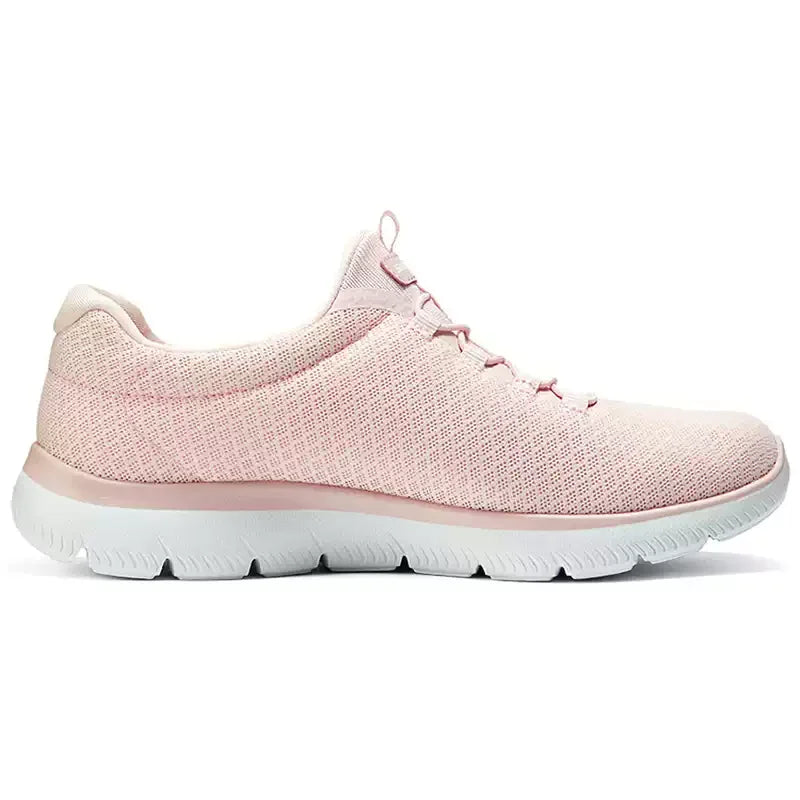 Skechers Women's Spring Shoes, Breathable Mesh Athletic Sneakers, Lightweight Running Shoes with Soft Soles 12980-GYPK Pi-Mart