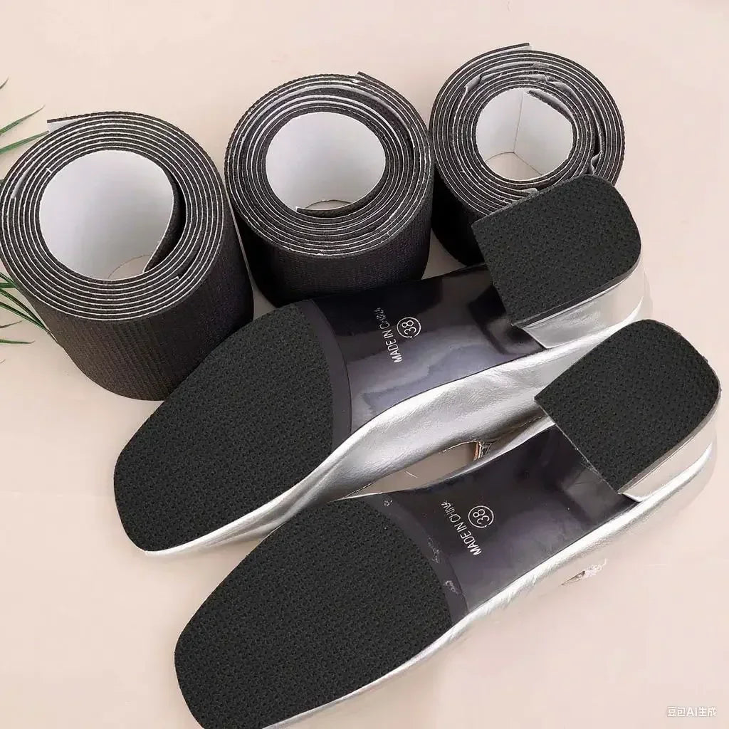 1m Long-lasting Non-slip Shoe Protectors Self-adhesive Shoe Sole Anti Slip Sticker High Heel Rubber Pad Wearable Cushion Pad New LadyShow.Store