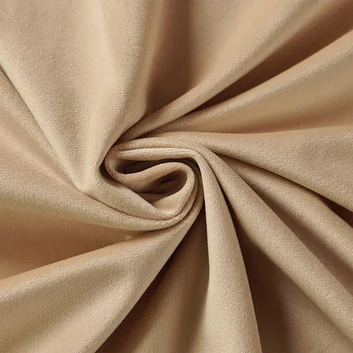 Velvet Fabric By The Meter for Tablecloth Diy Sofa Covers Curtains Sewing Thickened Soft Cloth Plain Black White Winter Textile Pi-Mart