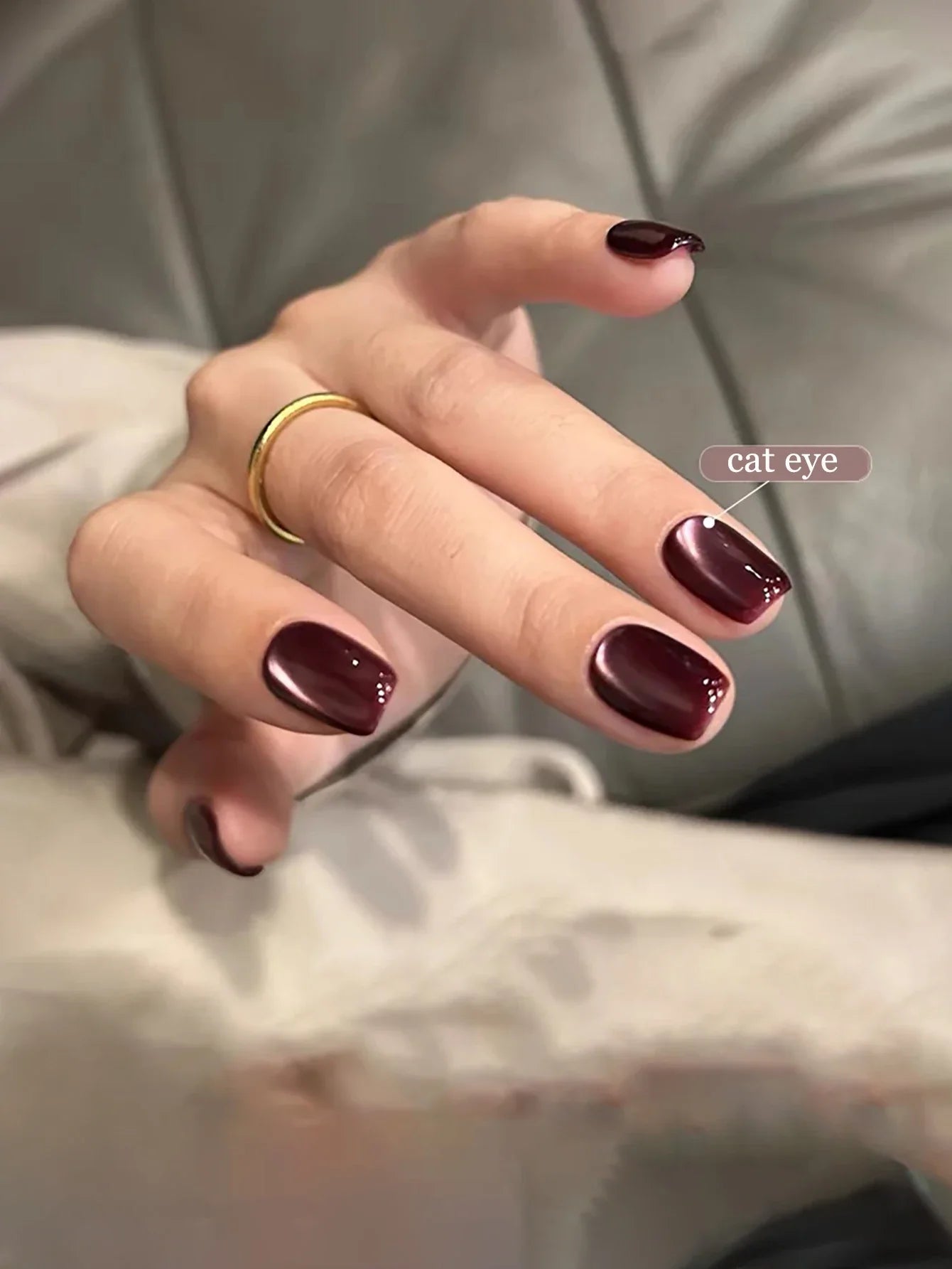 WS Black Glass Cat Magnetic Gel Nail Polish Punk Style Nail Art Manicure Varnis Semi Permanent Gel for Winter Nail Supplies Tri Light Beauty