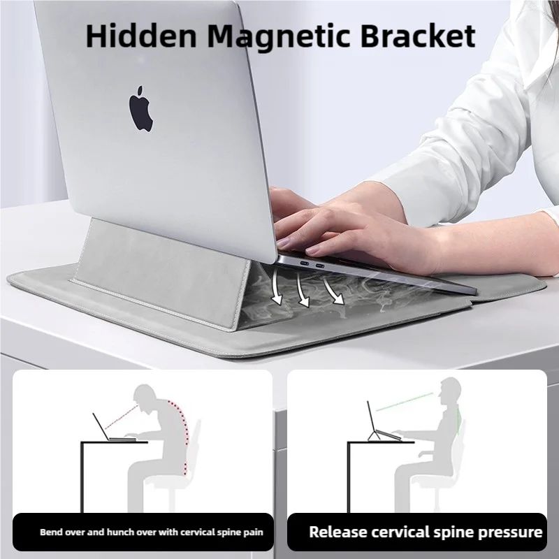 Laptop Sleeve Case 13 14 15 15.6 Inch For Huawei HP DELL Liner Sleeve Bag For Macbook Air Pro 13 13.6 M4 Notebook Bags Men Women Pi-Mart