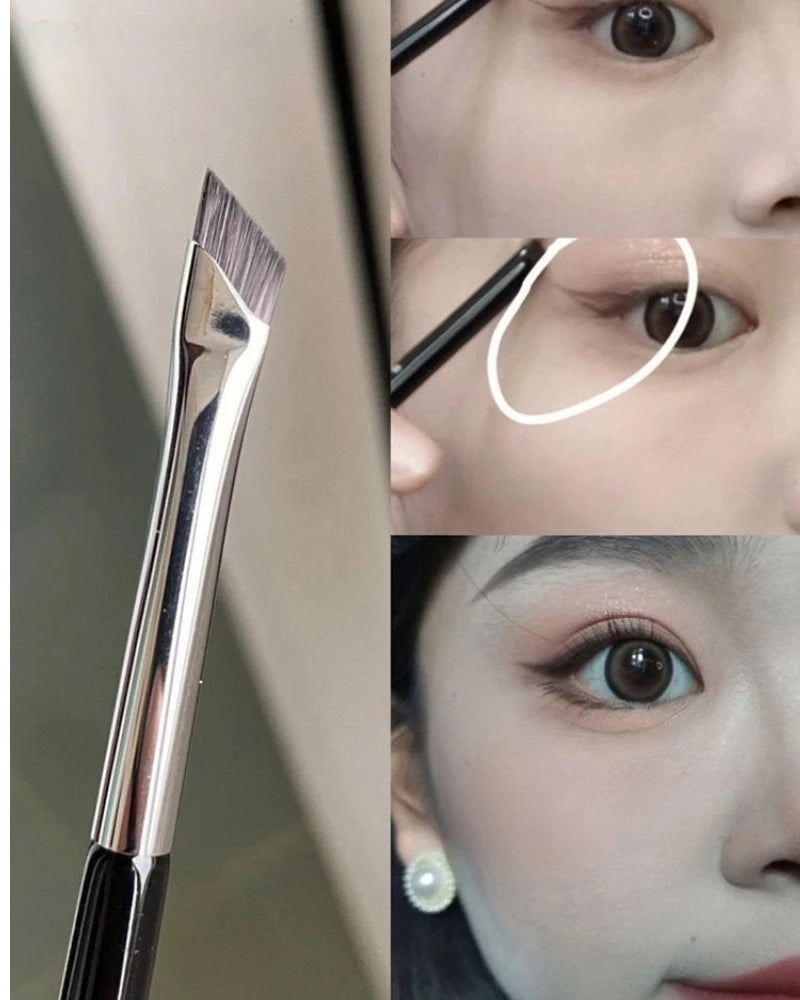 Upgrade Blade Eyeliner Brush Ultra Thin Fine Angle Flat Eyebrow Brush Under The Eyes Place Makeup Brush Precise Detail Brush Pi-Mart