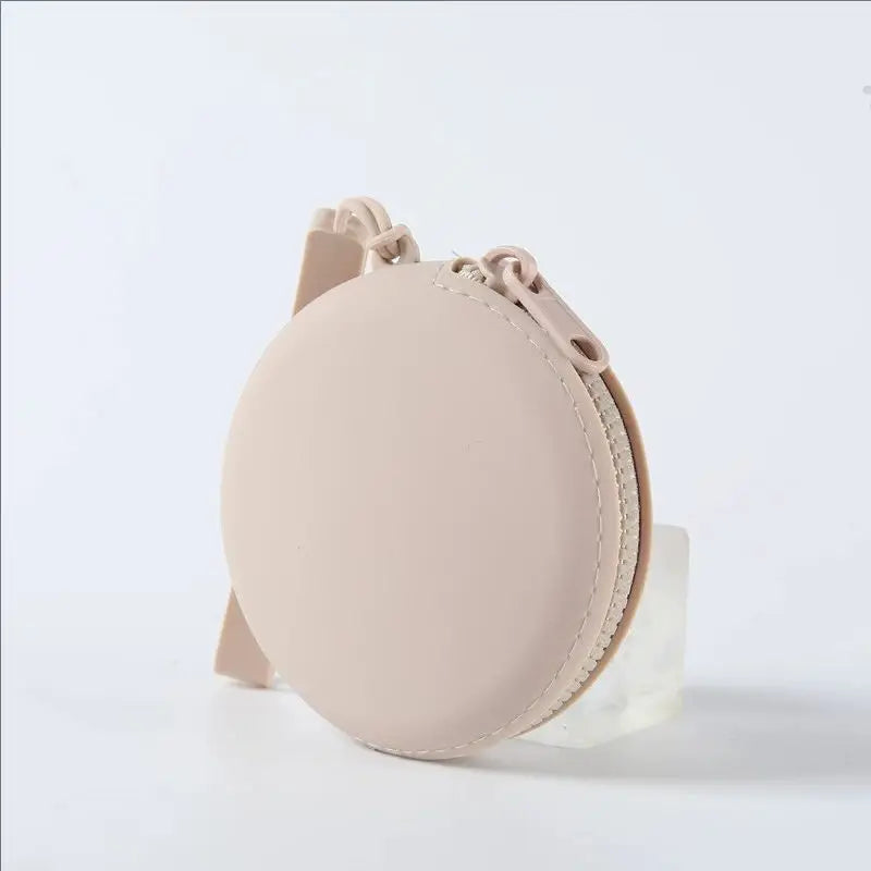 1Pc Silicone Pet Treat Pouch Portable Travel Training Bag Round Silicone Snack Bag for Dogs and Cats Pet Accessories Pi-Mart