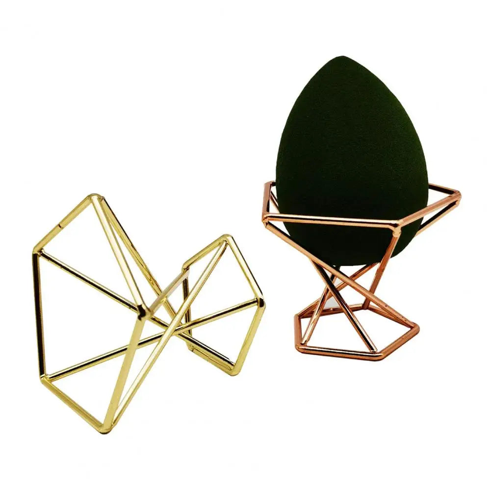 Makeup Sponge Holder Puff Sponge Drying Stand Metal Bracket Makeup Puff Rack Cosmetic Holder Powder Puff Shelf Pi-Mart