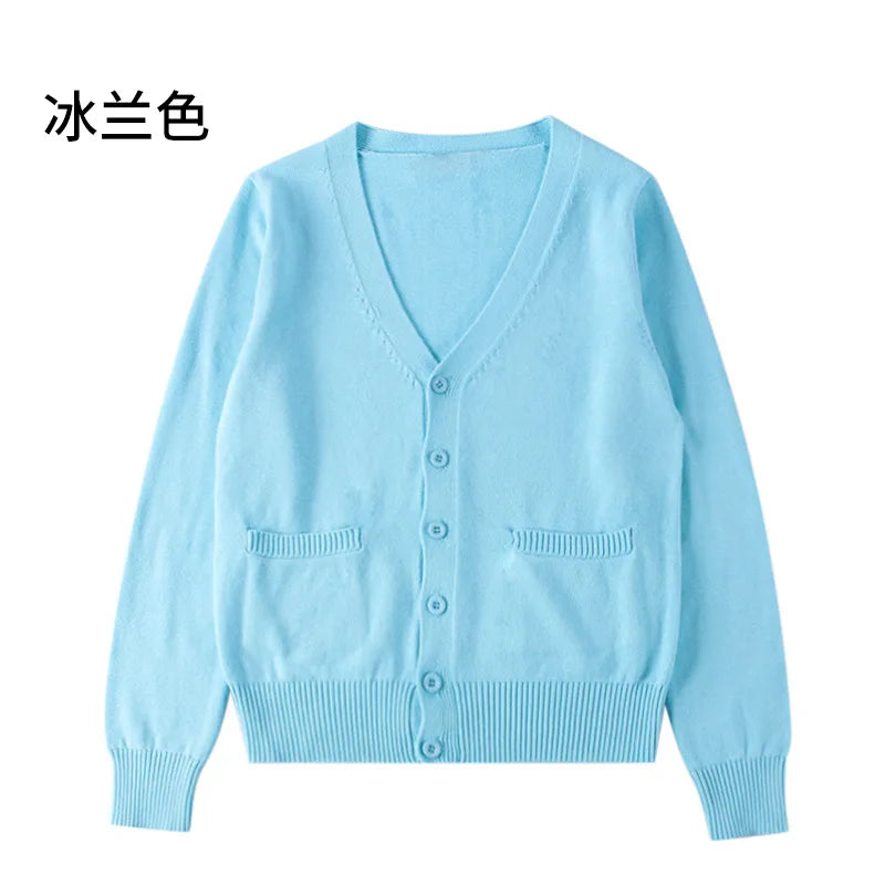 New Sweater Solid Candy Women Knit Top Fashion Female Cardigan Thin Spring Autumn Long Sleeve Adult Jacket Clothes Slim XS-2XL LadyShow.Store