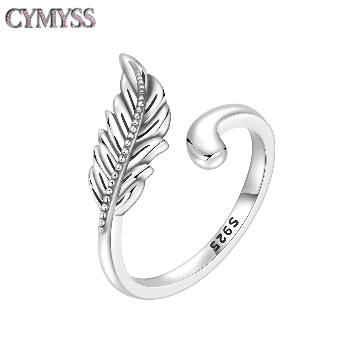 Original 925 Sterling Silver Open Ring Exquisite Panda Dolphin Adjustable Ring Original Daily Fine Jewelry Women Birthday Gifts Pi-Mart
