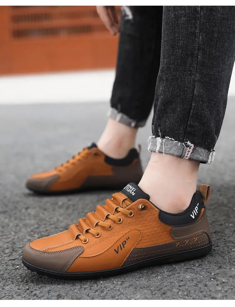Mens 2026 Trendy Lightweight Loafers Soft Sole Breathable Slip On Casual Driving Shoes Comfortable Flat Simple Style Pi-Mart
