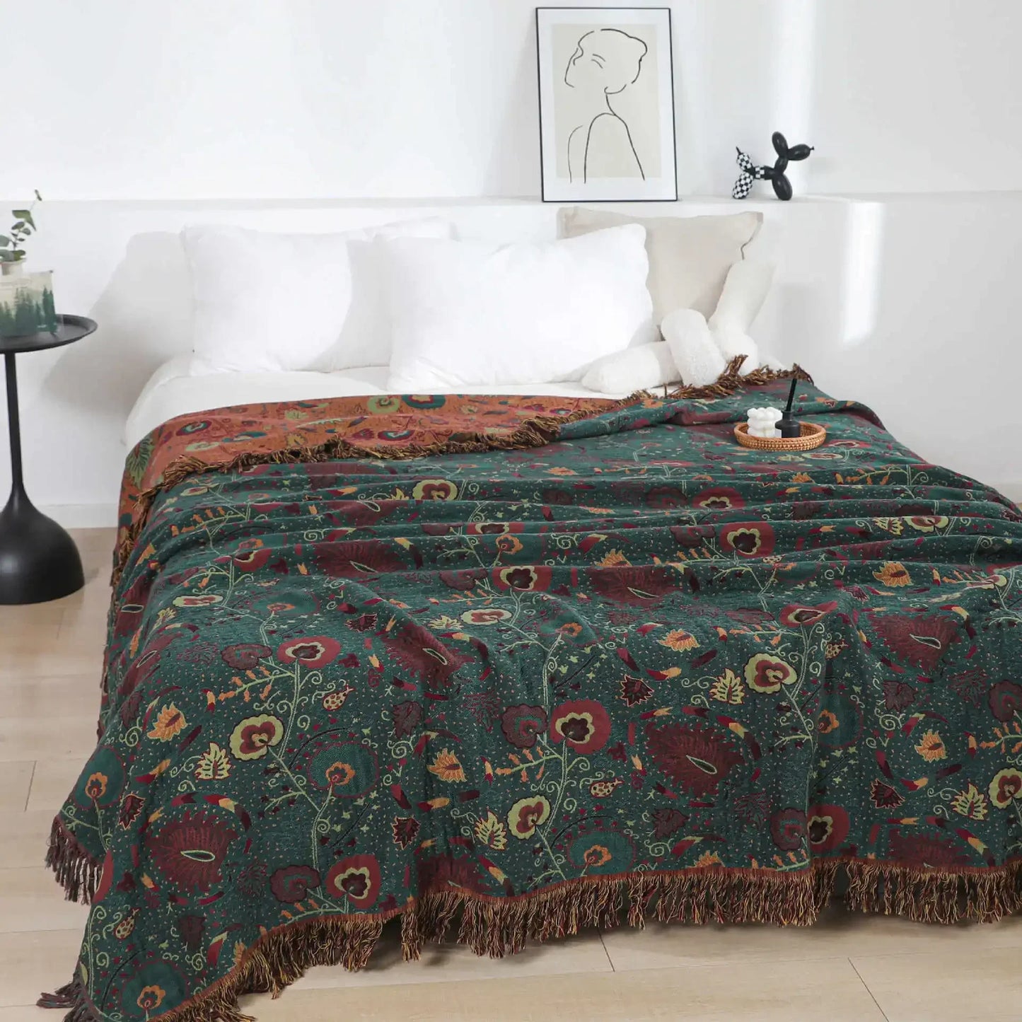 Nordic Throw Blanket For Beds Cotton Double Sided Sofa Cover Sofa Cushion Soft Blanket Leisure Bedspread Four Seasons Thin Quilt Pi-Mart