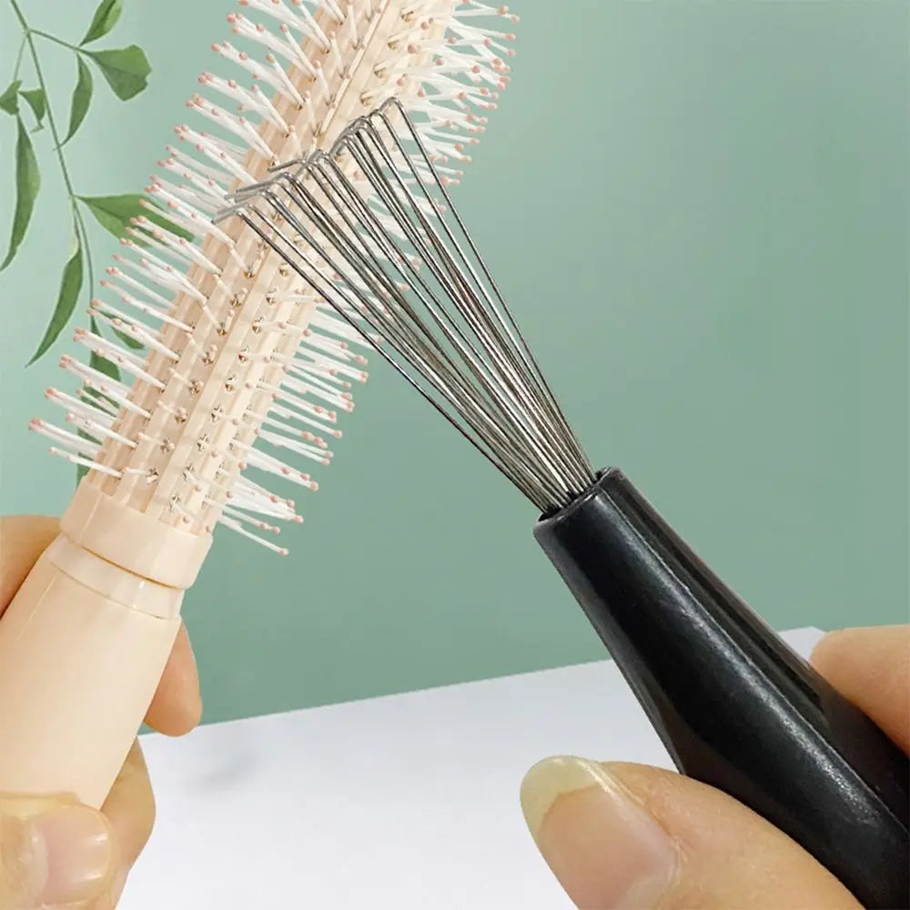 1PC Comb Hair Brush Cleaner Plastic Handle Cleaning Brush Remover Embedded Beauty Tools Cleaning Products Cleaning Supplies Pi-Mart