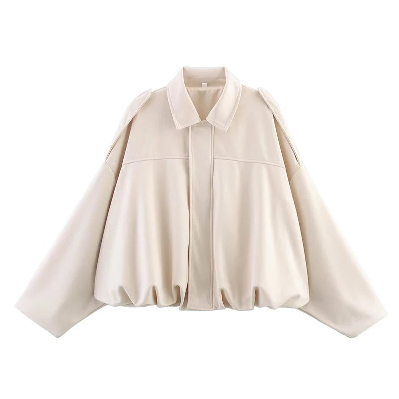 Women's Autumn Jacket Fashion Bomber Jackets Coats Winter Women's Coat Loose Women Jacket Vintage New Outerwear Pi-Mart