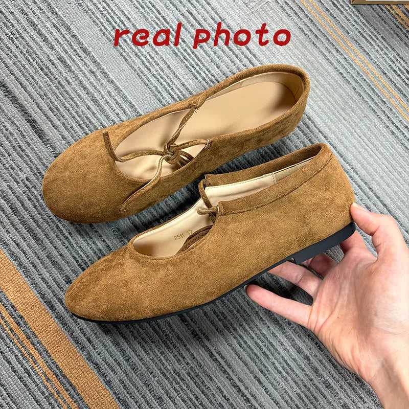 Fashion Butterfly-Knot  Women Flats With Shoes Casual Female Soft Footwear Round Toe Ladies Flats Slip On Shoes Pi-Mart
