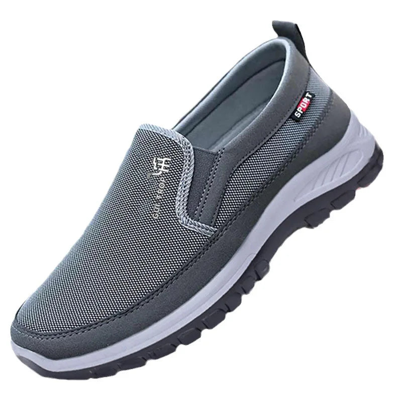 2026 Men Casual Shoes Breathable Soft Bottom Sneakers Men Non-Slip Walking Shoes Comfortable Slip-On Men Loafers Tenis Masculino Pi-Mart