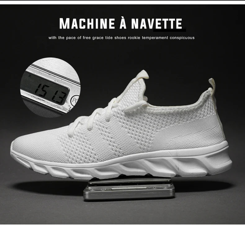 Breathable Men's Sneaker Casual Antiskid and Wear-resistant Jogging Men Sport Shoes Hot Sale Light Man Running Comfortable Pi-Mart