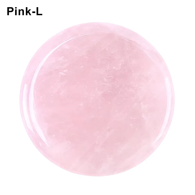 Glue Pallet Eyelashes Extensions Pink Green Jade Stone Reusable False Eye Lashes Adhesive Pallet Pad Holder Makeup Accessories Pi-Mart