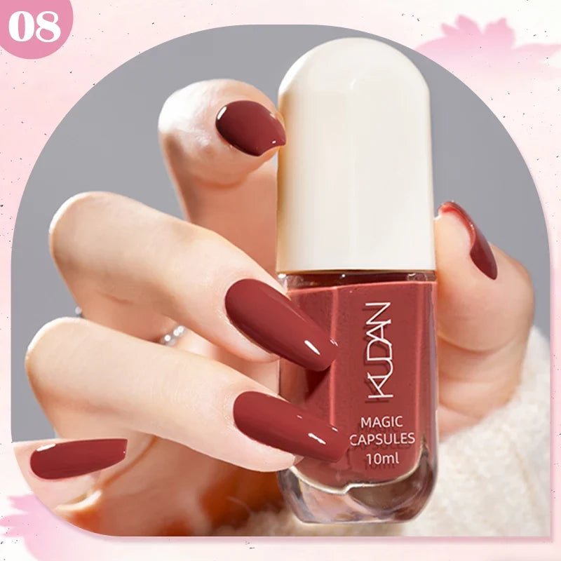 10ml Water-Based Peel Off Nail Polish 40 Colors Long Lasting Quick Drying No Need of Lamp to Cure Nail Supplies Manicure Nails Tri Light Beauty
