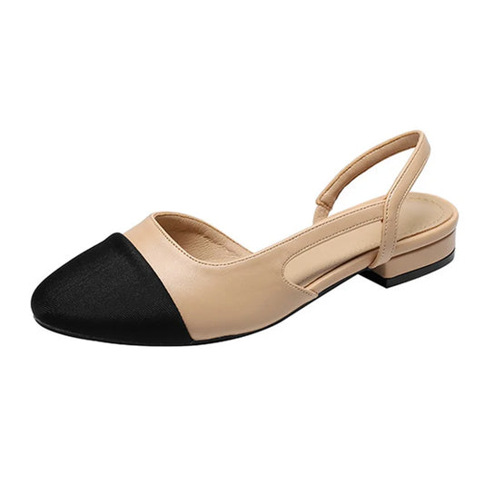 All-match Flat Shoes Women Sandals Non-Slip Soft Leisure Shoes Mixed Colors Comfort Low Heel Femme Thick Bottom Designer Shoes LadyShow.Store