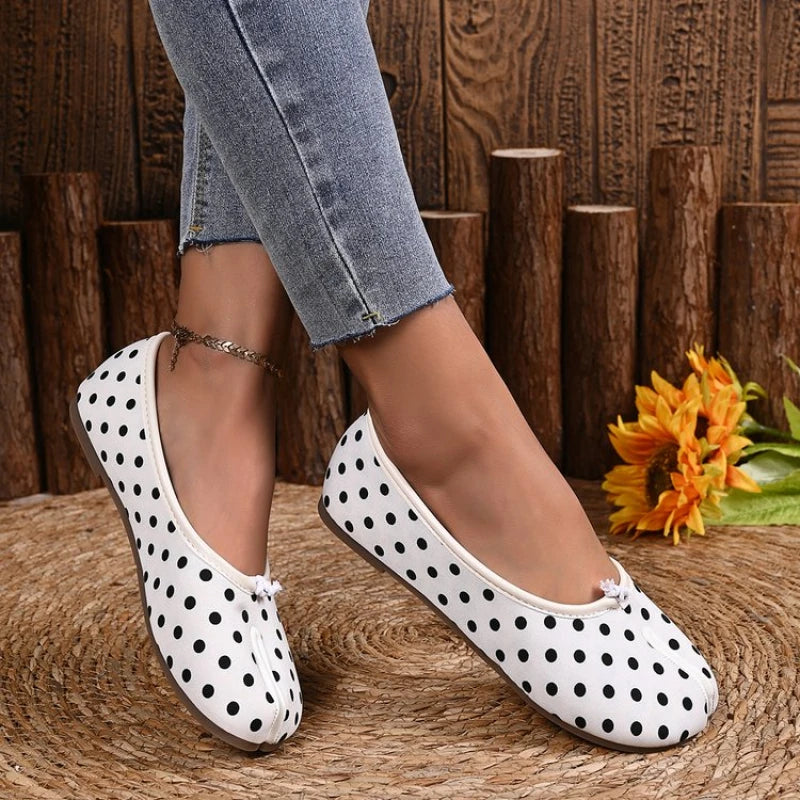2026 All-Season New Women's Gentle Flat Sole Flats - Bowknot Comfortable Mom Shoes, Multiple Options Available Casual Shoes Pi-Mart