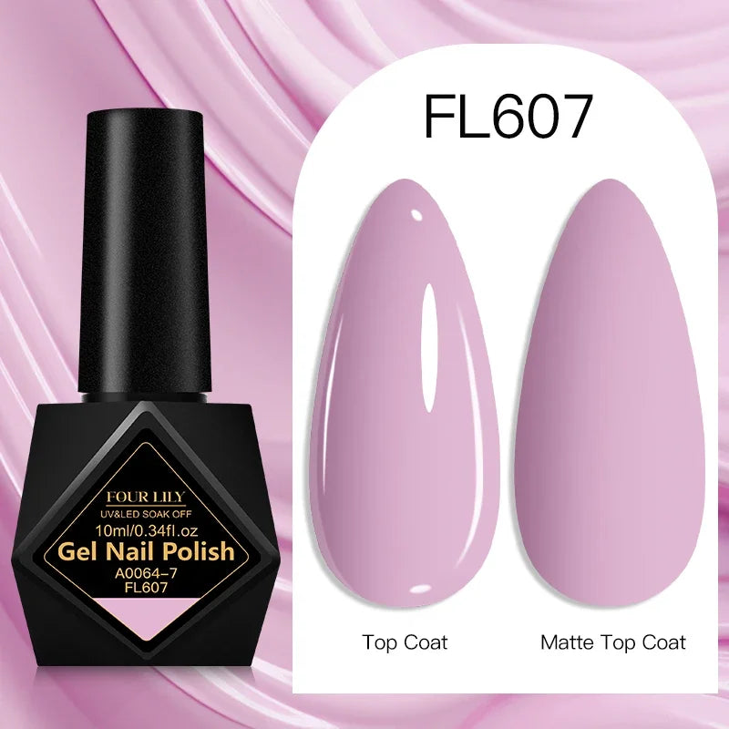 10ml Gel Nail Polish 162 Colors Nail Supplies Vernis Semi Permanent Nail Art Manicure Soak Off LED UV Gel Nail Varnishes Summer Tri Light Beauty