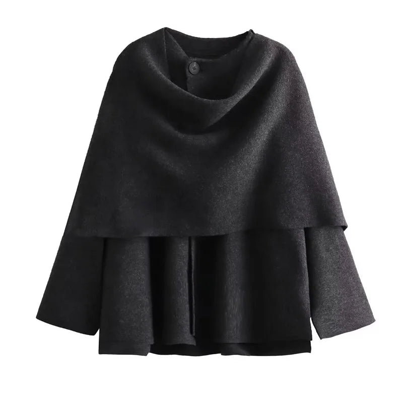 MUJER Plush Winter Coats for Women Asymmetric Scarf Demi-season Jacket for Women Parkas Long Sleeve Padded Coat Woman Jacket LadyShow.Store