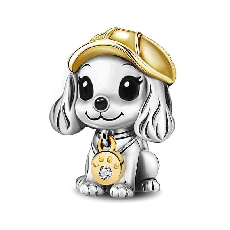 925 Sterling Silver Sunglasses Duck Puppy Cooking Mouse Bead Diy Bracelet Bangle Making Gift Of High Quality Fine Jewelry Pi-Mart