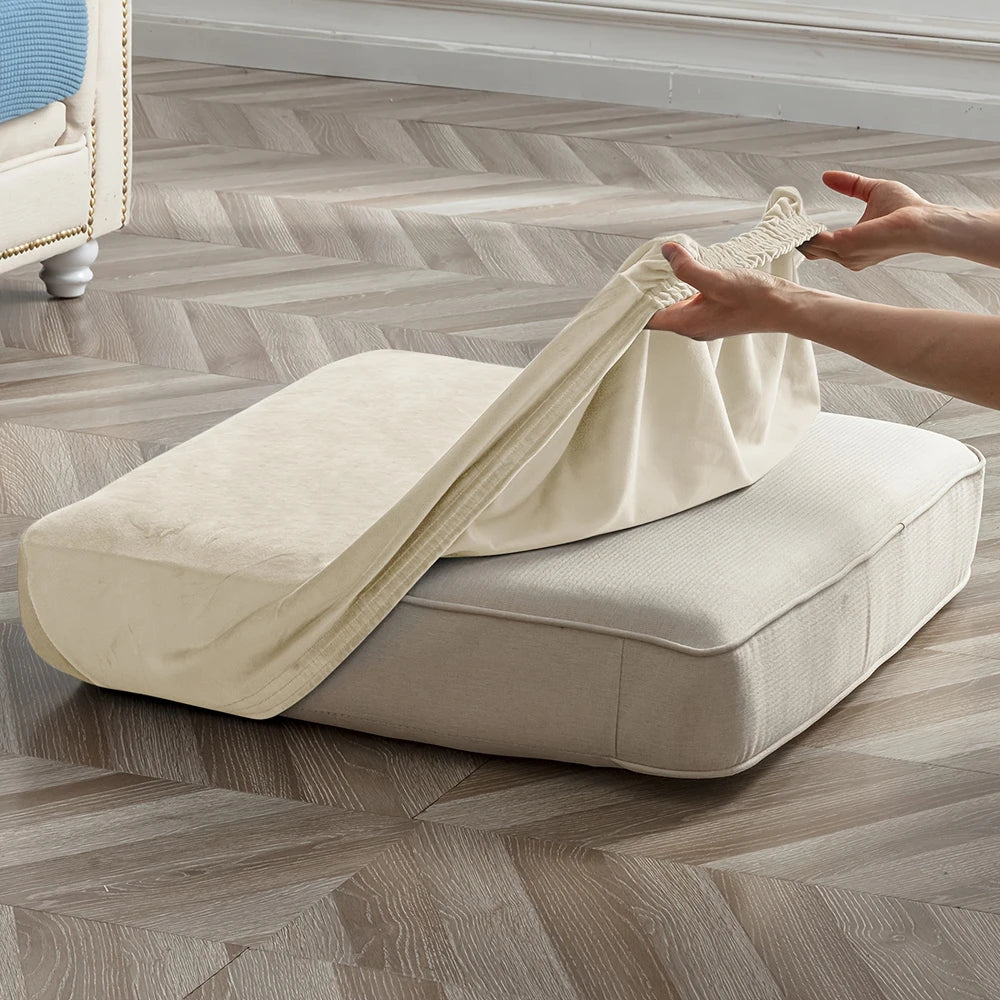 Super Soft Velvet Sofa Cover for Living Room Stretchy Washable Furniture Protector Luxury Universal Sofa Seat Cushion Cover Home Pi-Mart
