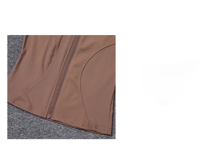 Women Sport Jacket Long Sleeve Shirt Workout Coat Gym Training Clothing Yoga Sportswear Pi-Mart