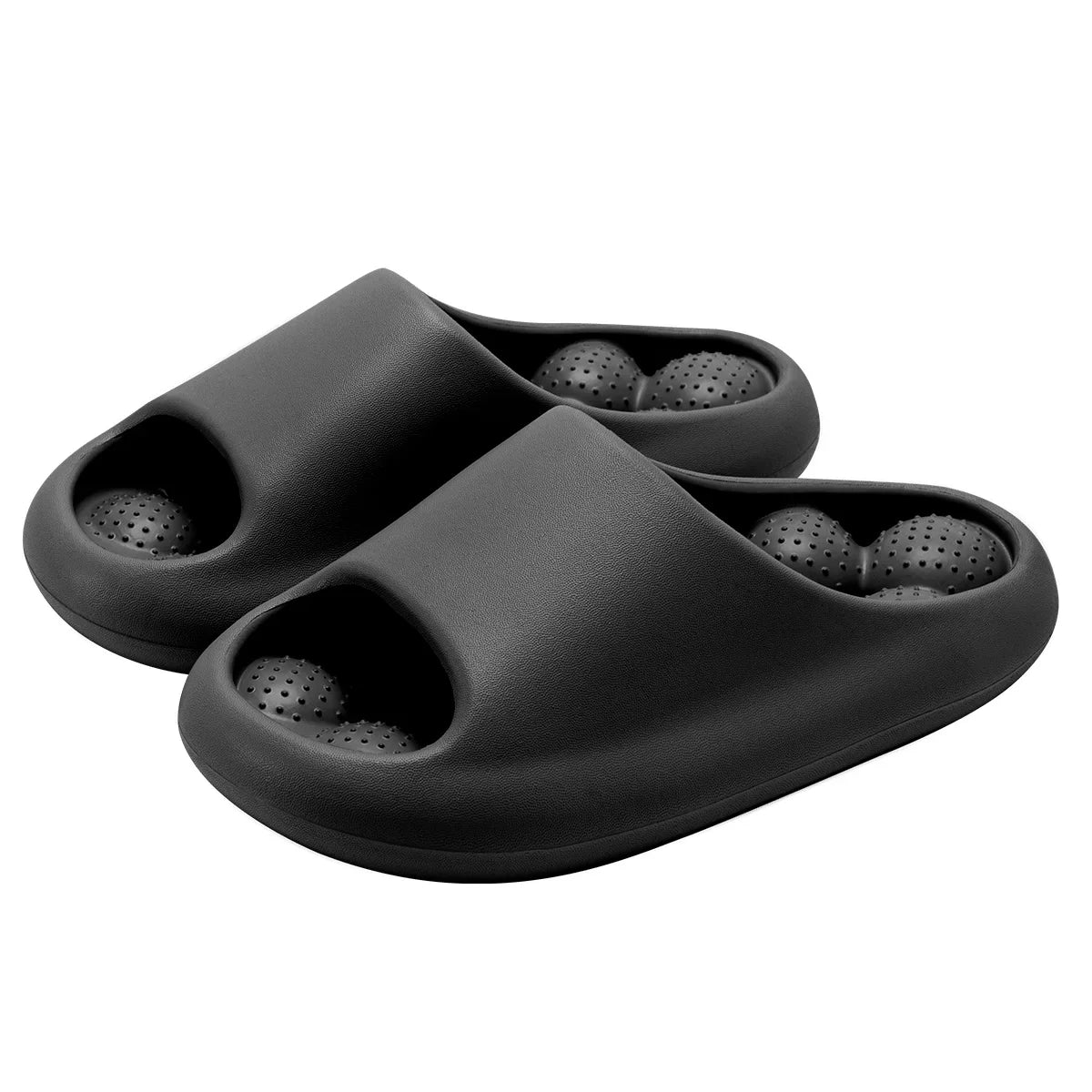 TZLDN Ergonomic EVA Unisex Bathroom Slippers Water-Leakage-Proof Massage Indoor Slippers Comfortable Breathable Casual Slippers LadyShow.Store
