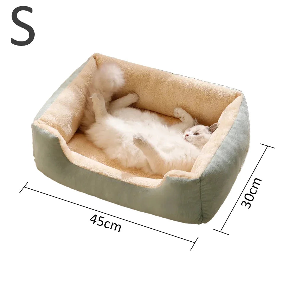 Bed for Cats Pet Products Cushions Kitten Goods Accessories Dog All Houses Supplies Things Accessory Habitats Basket House Beds Pi-Mart