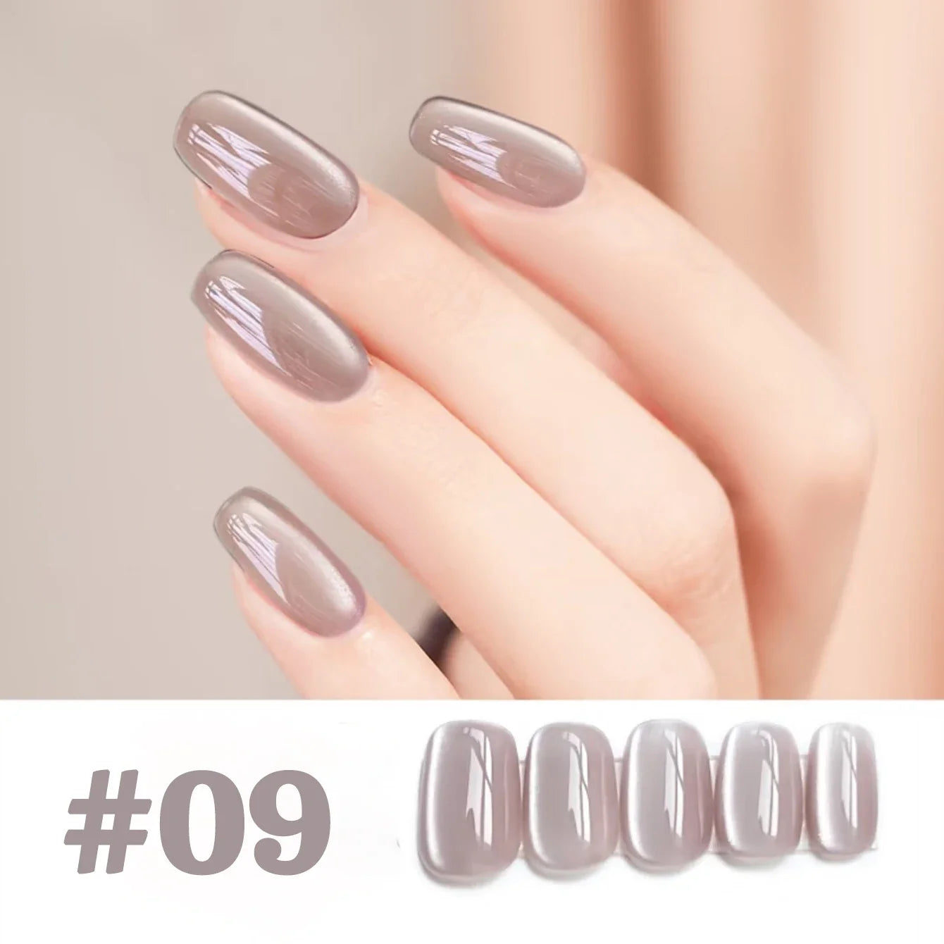 1-12pcs WS Hot Style Non-gray Universal White Cat Eye Gel Nail Polish Super Flash White Glass Bead Nail Art Nail Suppies Tri Light Beauty