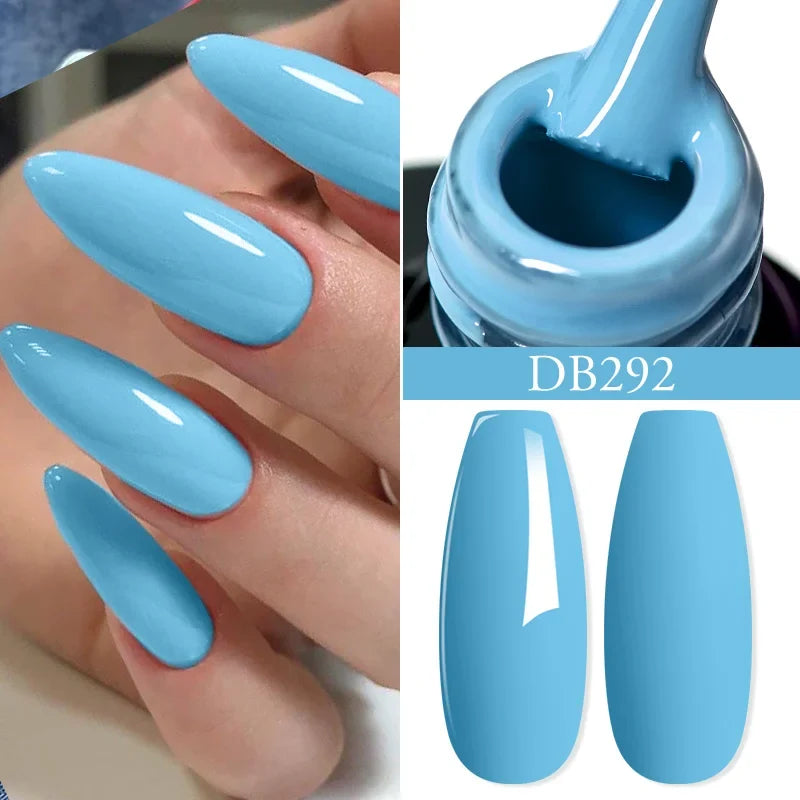 Mtssii 6ML Chocolate Color Gel Nail Polish Brown Semi Permanent UV Gel Autumn Winter Popular Soak Off Nail Art Gel Varnishes Tri Light Beauty