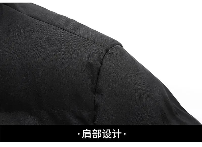 Puffer Jackets Men 2026 New Thick Warm Winter Parkas Down Coats Bomber Jackets Waterproof Casual Outerwear Mens Winter Jackets Pi-Mart