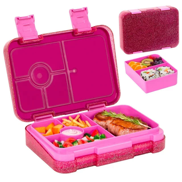 Adorable Kids Lunch Box Student Microwave Safe Travel Bento Box Halloween Container Portable Leak Proof Fruit Salad Bento Box LadyShow.Store