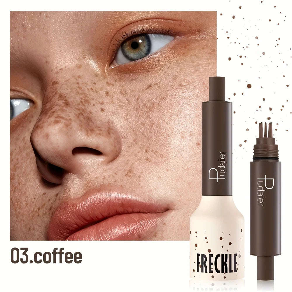 Freckle Stamp Makeup Pen Waterproof, Natural Look Dot Freckles, Long Lasting, Sweatproof, Beginner Friendly LadyShow.Store
