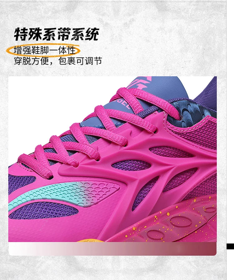 Men's Basketball Shoes Breathable Cushioning Non-Slip Wearable Runing Shoes Gym Training Athletic Basketball Sneakers for Men Pi-Mart