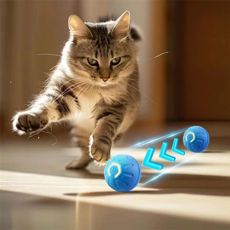 Smart Dog Toy Ball Electronic Interactive Pet Toy Moving Ball USB Automatic Moving Bouncing for Puppy Birthday Gift Cat Products Pi-Mart