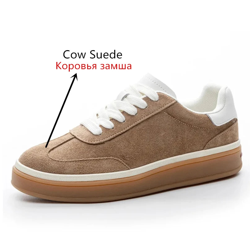 MORAZORA 2026 New Genuine Leather Shoes Women Sneakers Lace Up Spring Summer Fashion Platform Flats Ladies Casual Shoes Pi-Mart