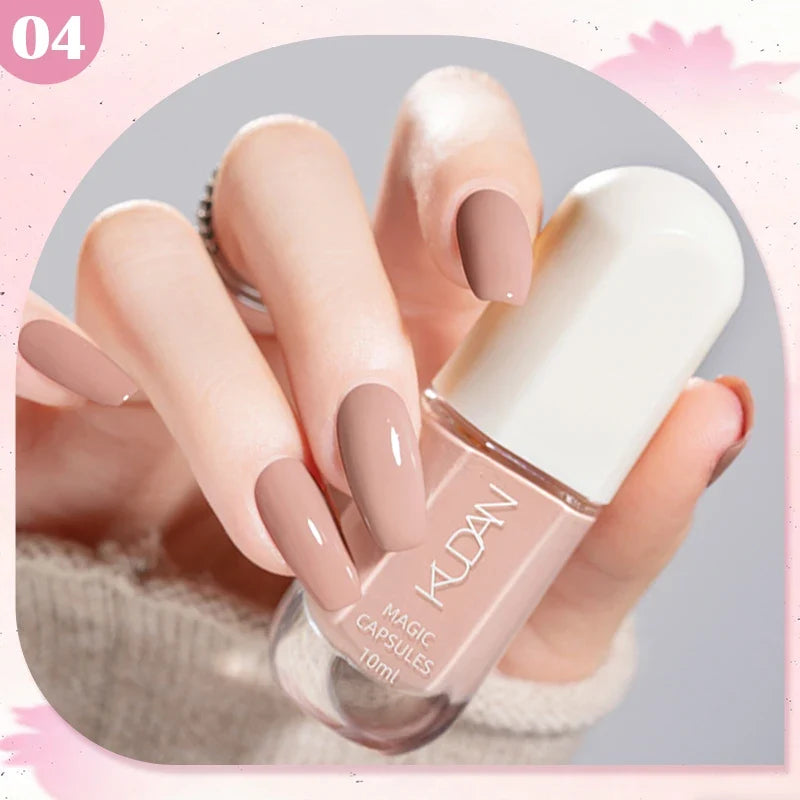 10ml Water-Based Peel Off Nail Polish 40 Colors Long Lasting Quick Drying No Need of Lamp to Cure Nail Supplies Manicure Nails Tri Light Beauty