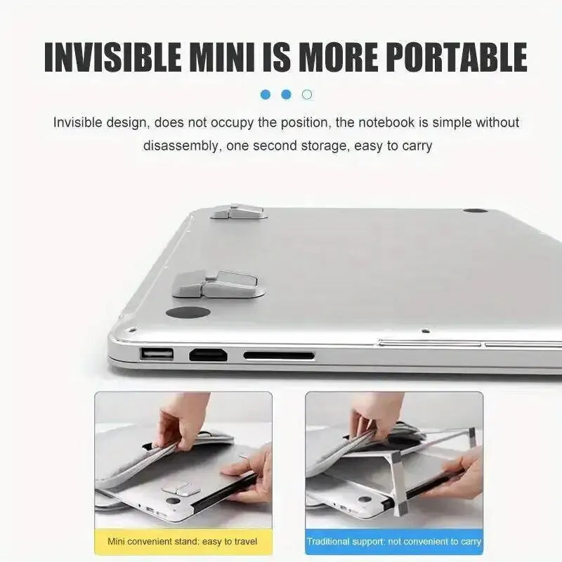 2-Pack Laptop Stand Set with Keyboard Riser & Elevator | Mini Portable  Laptop Supports for Desk Pi-Mart