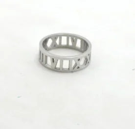 Stainless Steel Ring for Women Inlaid Zircon Rings Waterproof Romantic Fashion Jewelry Pi-Mart