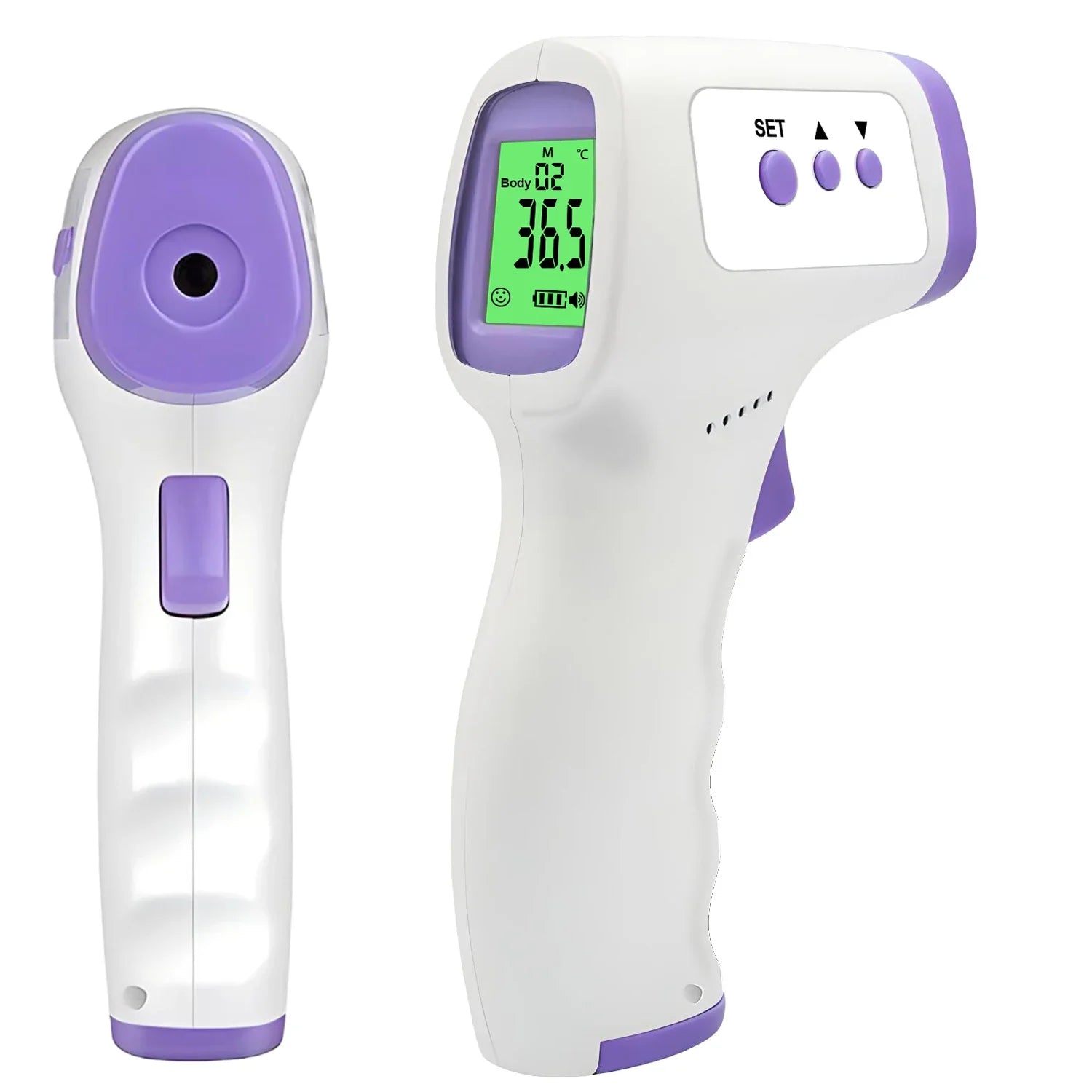 Digital Infrared Thermometer Forehead Body Non-Contact Fever Thermometers Or Medical Portable Finger Pulse Oximeter Blood Oxygen LadyShow.Store
