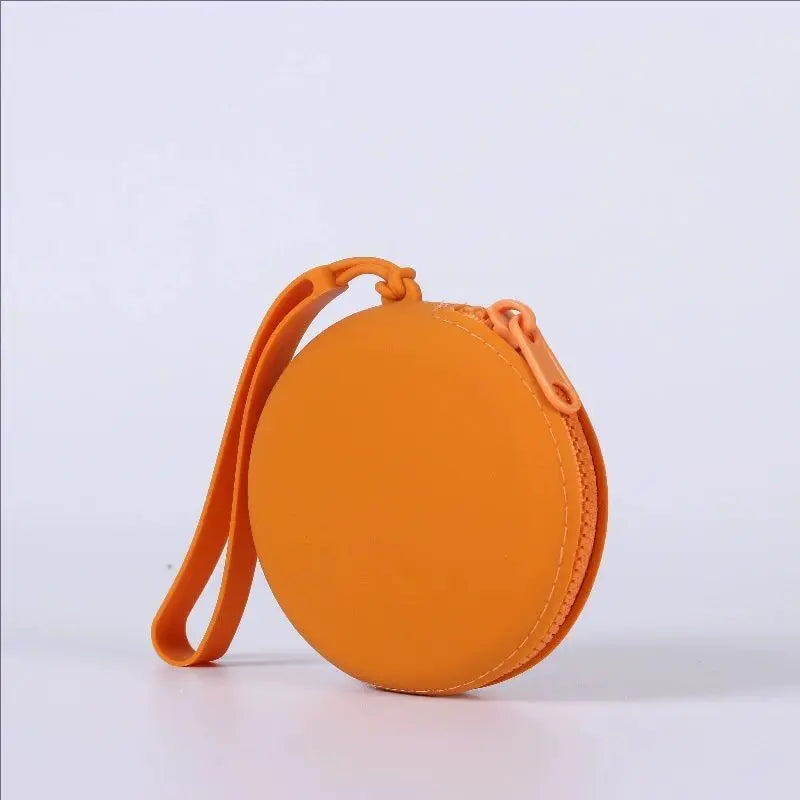 1Pc Silicone Pet Treat Pouch Portable Travel Training Bag Round Silicone Snack Bag for Dogs and Cats Pet Accessories Pi-Mart