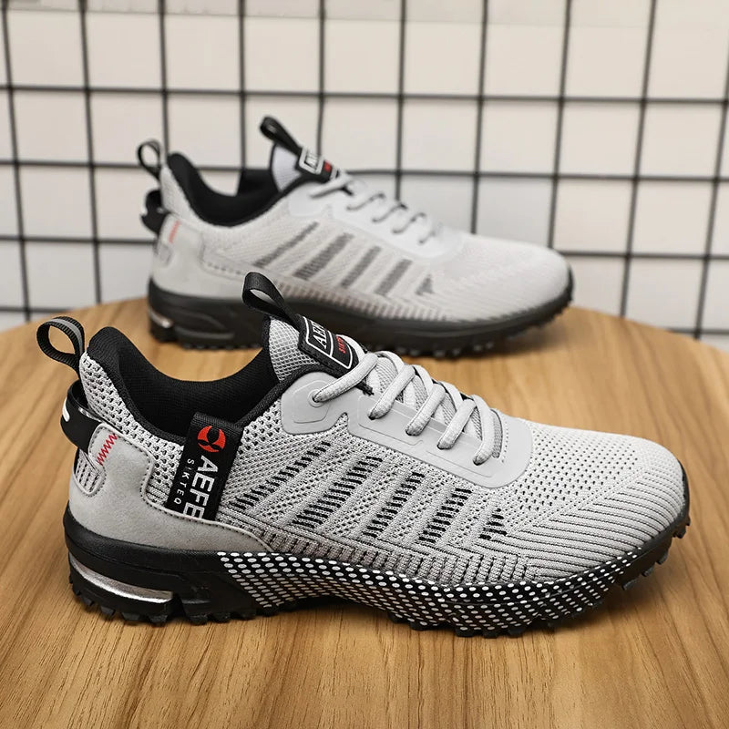 New Men Running Shoes Breathable Outdoor Sports Shoes Lightweight Sneakers for Men Comfortable Athletic Training Footwear Pi-Mart