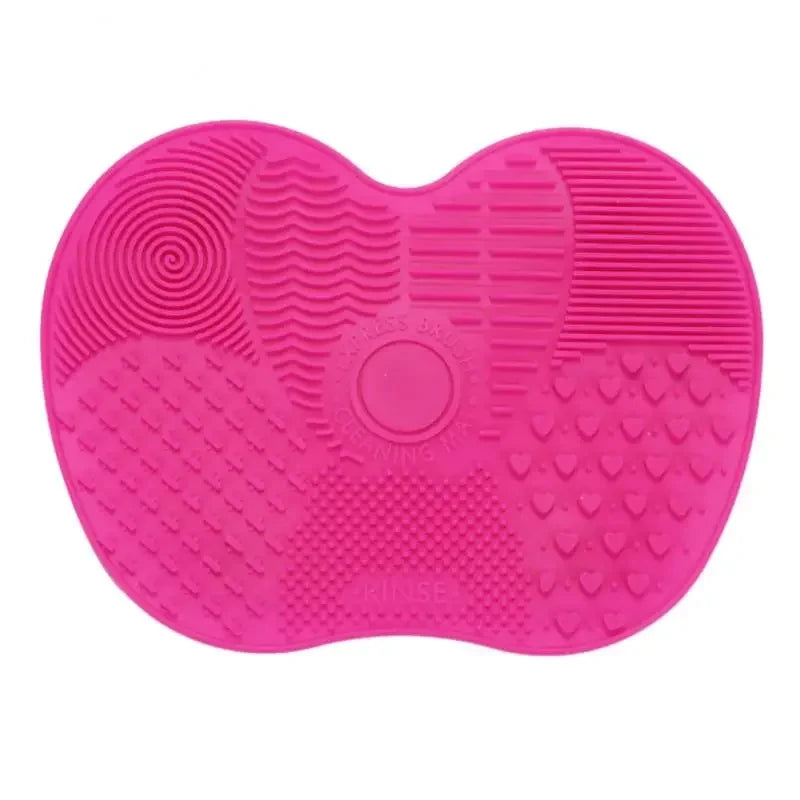 Silicone Makeup Brush Cleaner Folding Powder Puff Cleaning Bowl Eyeshadow Brushes Washing Soft Mat Beauty Tools Scrubber Box Pi-Mart