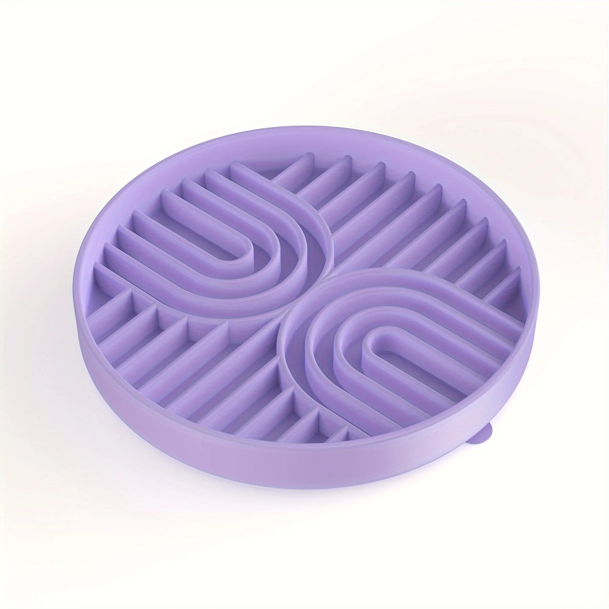 Silicone Dog Bowl Slow Feeder with Suction Cup Slow Feeding Pad Dog Licking Pad Anxiety-relieving Utensils Pet Supplies Bowls Pi-Mart