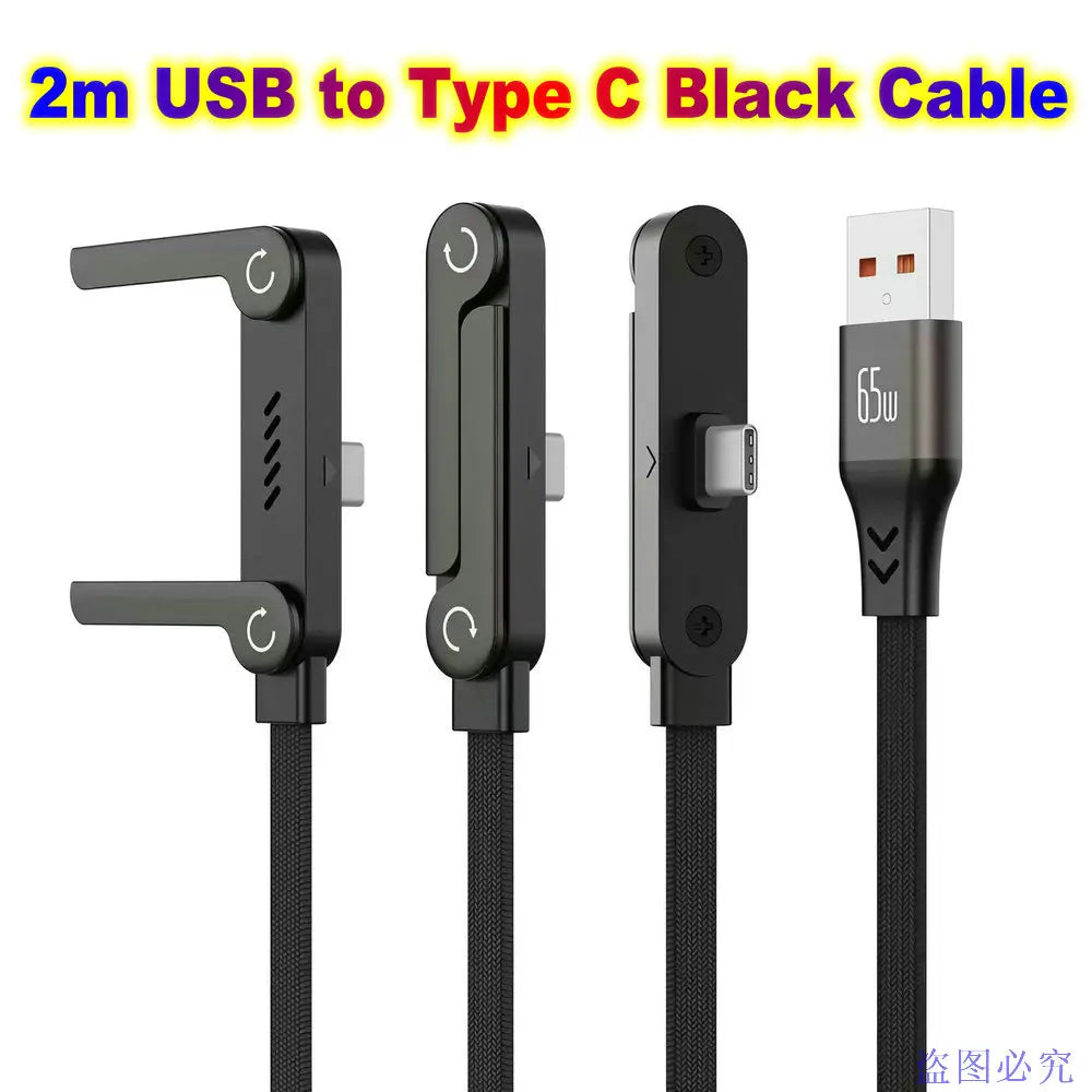 USB Type C Flat Phone Charger Fast Charging Cable C Kick Cable Stand Invisible Support Foldable Holder Charge Bracket For iPhone Pi-Mart
